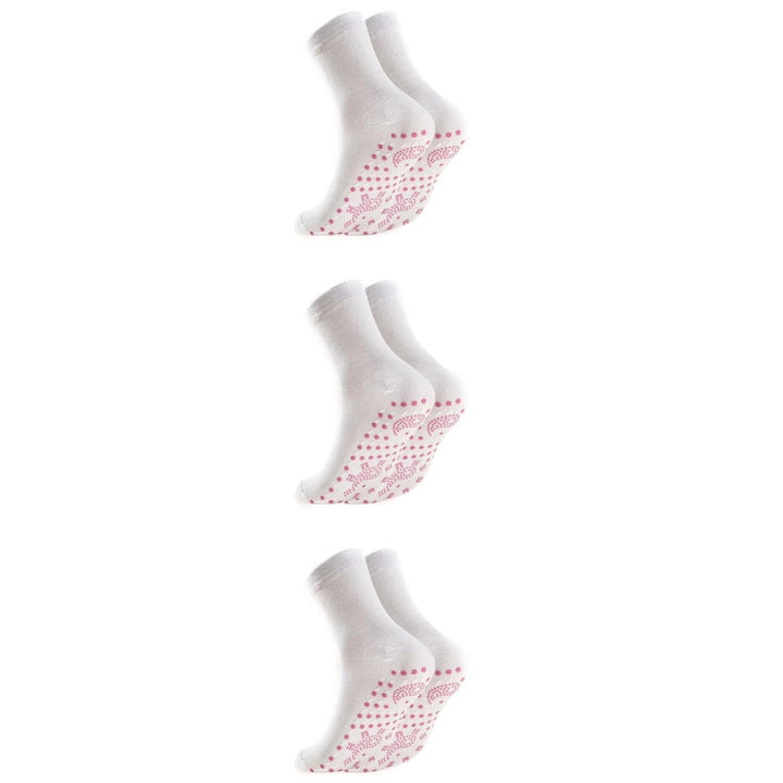 Elastische Aleta toermalijn sokken voor dames, zelfverwarmend, ademend en ultiem comfort.