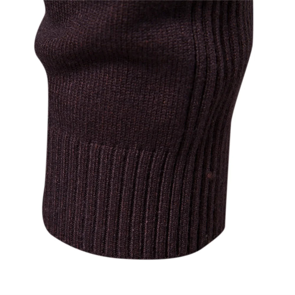 Trendy heren coltrui, slim-fit design voor de modebewuste man in het winterseizoen, comfortabel.