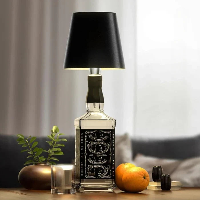 Draadloze fleslamp, touch bediening, ideaal voor binnen & buiten.