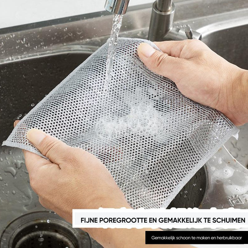 Multifunctionele doekjes, essentieel voor een hygiënische keuken en een schoon huishouden.