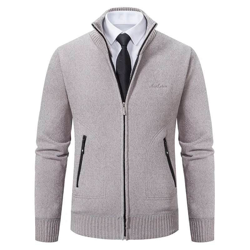 Heren vest van zachte kwaliteit, biedt warmte en stijl voor een relaxte maar modieuze uitstraling.