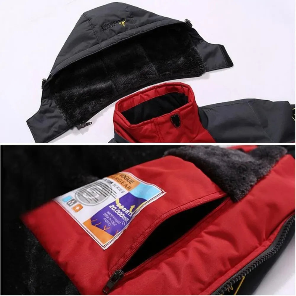 Moderne heren winterparka, winddicht en warm, essentieel voor outdoor winterkleding en mannenmode.
