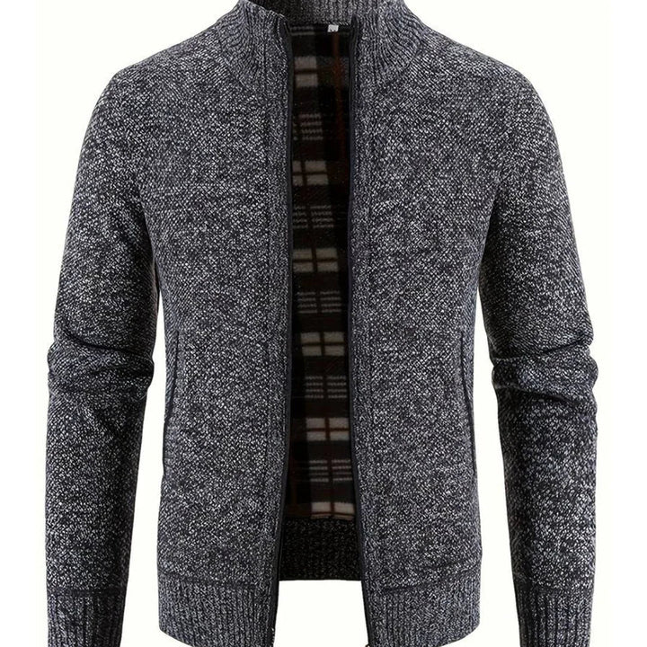 Zacht gebreid herenvest, comfortabele herenmode voor zowel casual als geklede gelegenheden.