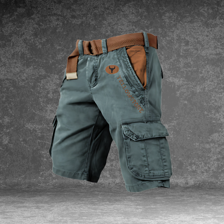Stijlvolle pasvorm van de Heren Cargo Short Finn, een comfortabele en modieuze korte broek voor mannen.