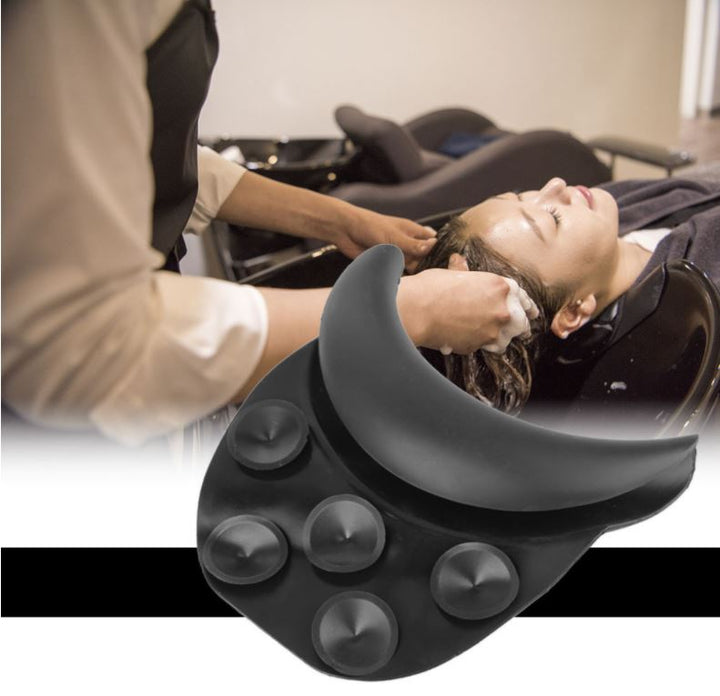 Comfortabel spa nekkussen voor kapsalon wastafel, optimale neksteun tijdens beauty behandelingen.
