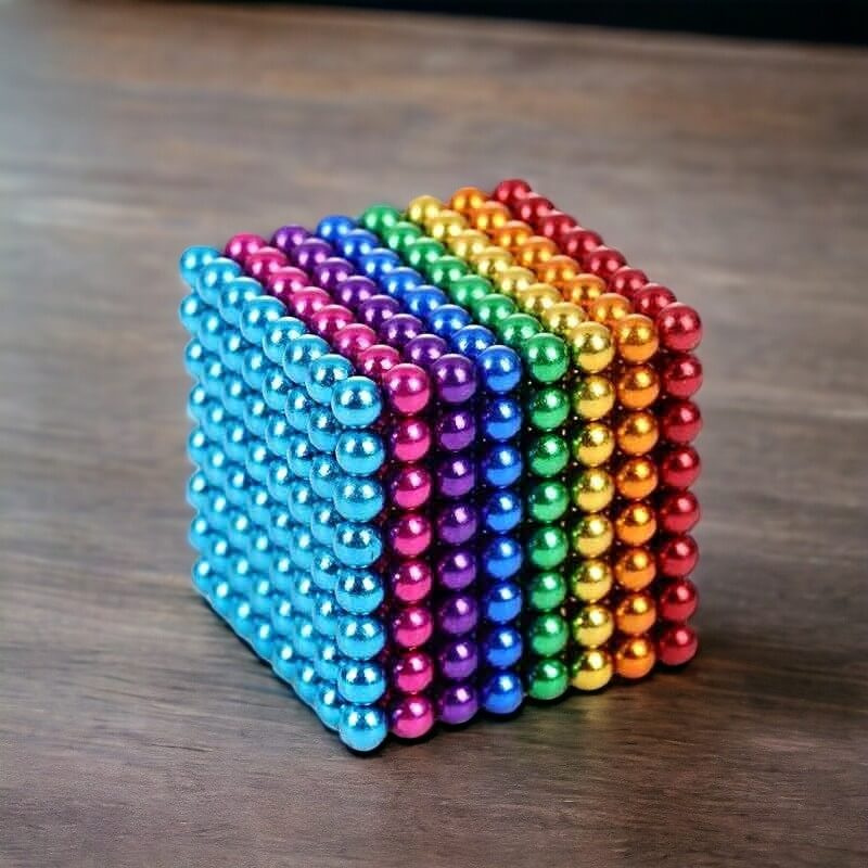 Kleurrijke magnetische puzzelballen, een unieke gadget. Stimuleert creativiteit, focus en is stressvermindering voor jong en oud.
