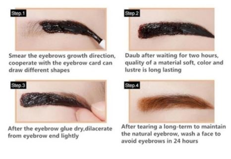 Wenkbrauwtint in lichtbruin, donkerbruin & donkergrijs. Cosmetica voor een natuurlijke, langhoudende make-up look.