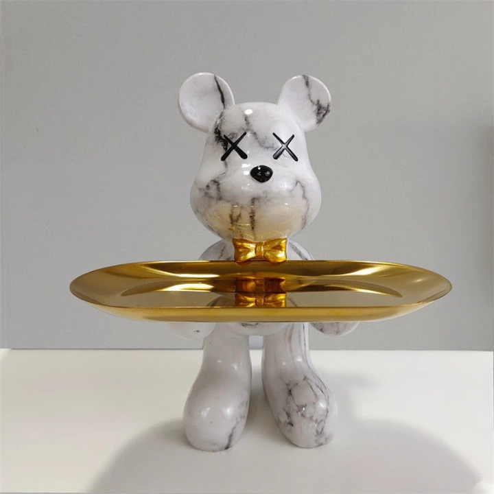 Schattig Bruno tafelbeertje opbergbeeld, een origineel cadeau en praktische toevoeging aan je huis.