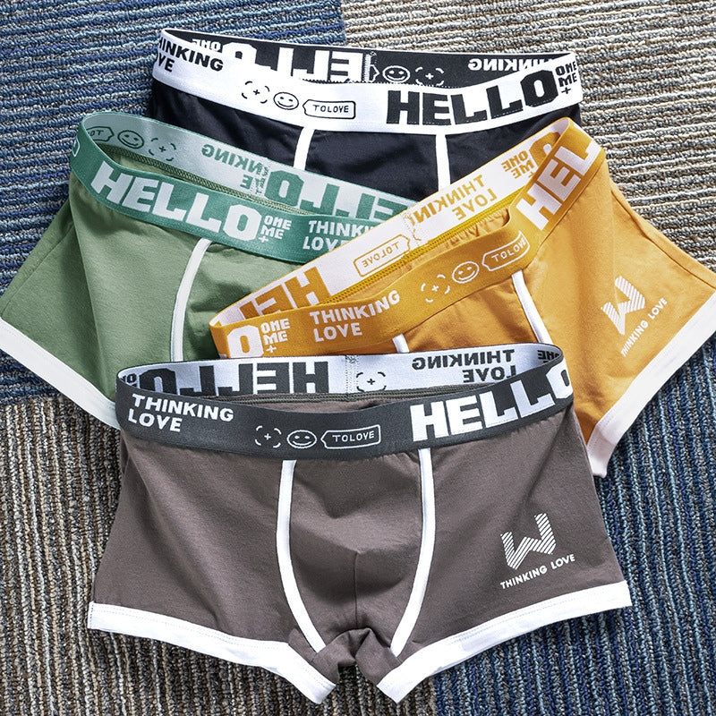Heren boxershorts multipack (6 stuks) in diverse kleuren, gemaakt van duurzame en comfortabele katoen-stretch stof.