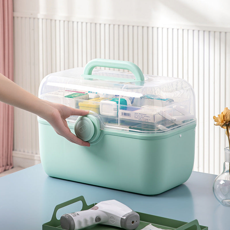 Handige opvouwbare pillendoos, ideaal voor onderweg en compacte opslag van dagelijkse medicatie.
