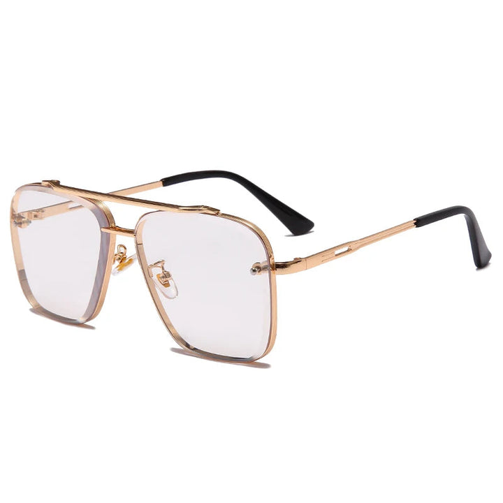 Elegante heren zonnebril, ideaal voor zomerse dagen en als stijlvolle aanvulling op elke herenmode outfit.