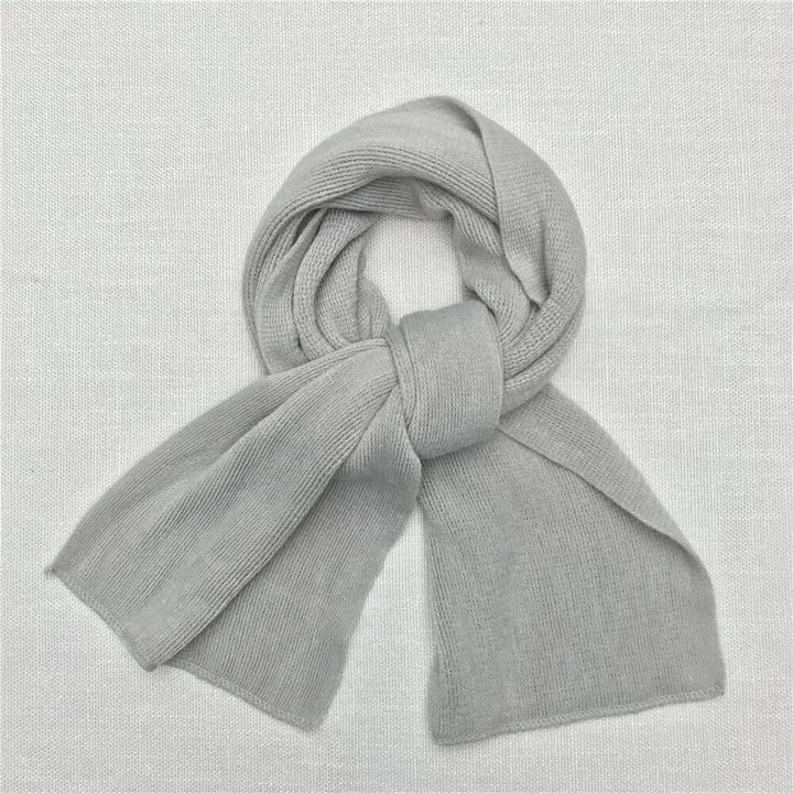 Zachte en luxe dikke kasjmier gebreide sjaal, unisex design voor ultieme warmte.