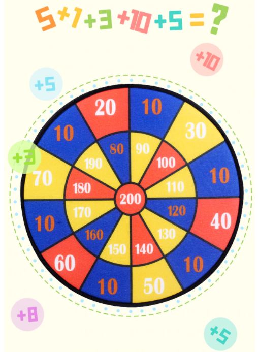 Compact kinder dartbord, perfect voor binnenspel of buitenplezier. Veilig familiespel speelgoed.