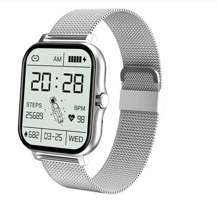 Multifunctioneel fitness horloge met bloeddrukmeter, slaapmonitor en activiteitstracker voor een gezonde levensstijl.