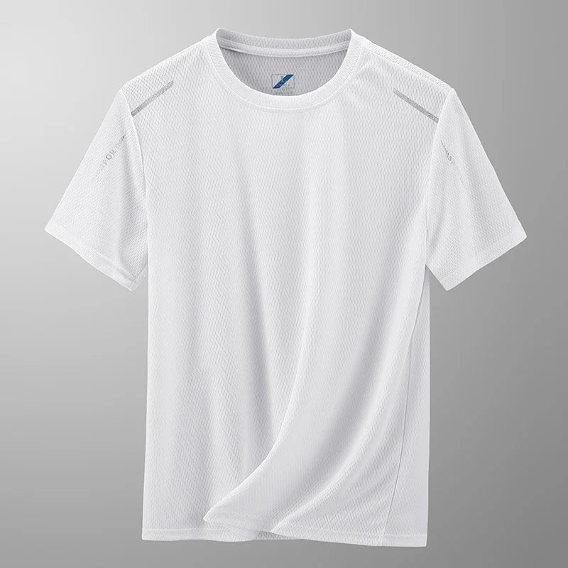 Casual Hoymans mannen t-shirt, sneldrogend en comfortabel, ook geschikt voor zomerse dagen buiten de gym.
