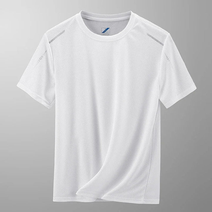 Casual Hoymans mannen t-shirt, sneldrogend en comfortabel, ook geschikt voor zomerse dagen buiten de gym.