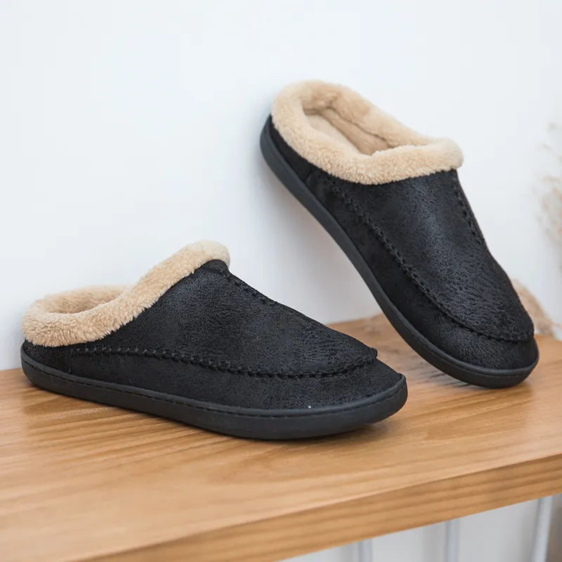 Ultracomfortabele instap pantoffels voor heren, perfect als binnenschoenen.