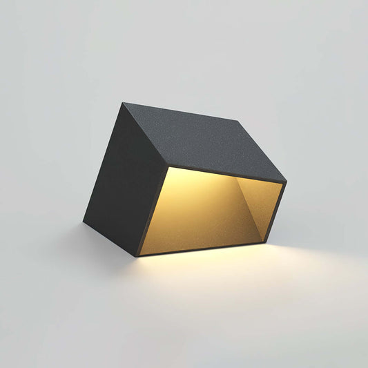 Kubusvormige Tuinlamp op Solar Energie