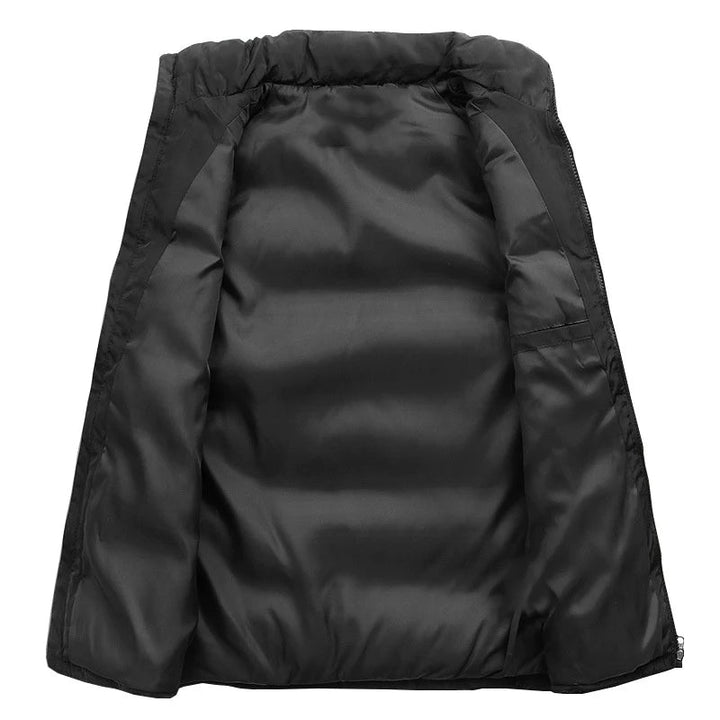 Warme gewatteerde heren bodywarmer, lichtgewicht en duurzaam, ideaal voor buitenkleding.