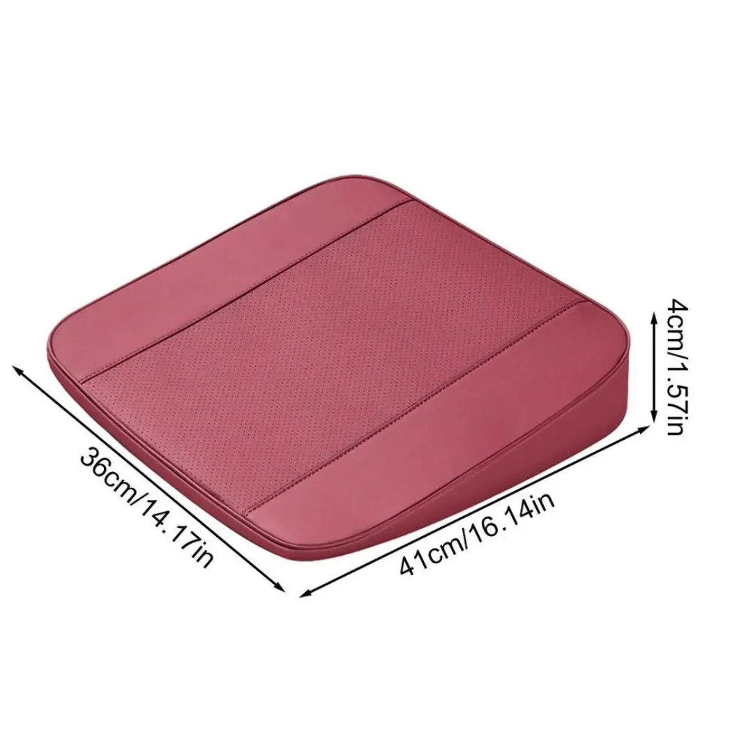 Luxe memory foam zitkussen (4-8CM) met ademende hoes, ultiem comfort in de auto.