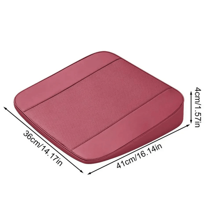 Luxe memory foam zitkussen (4-8CM) met ademende hoes, ultiem comfort in de auto.