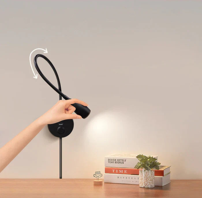 Moderne draadloze wandlamp LumaWave. Energiezuinige LED sfeerverlichting voor stijlvol interieur.