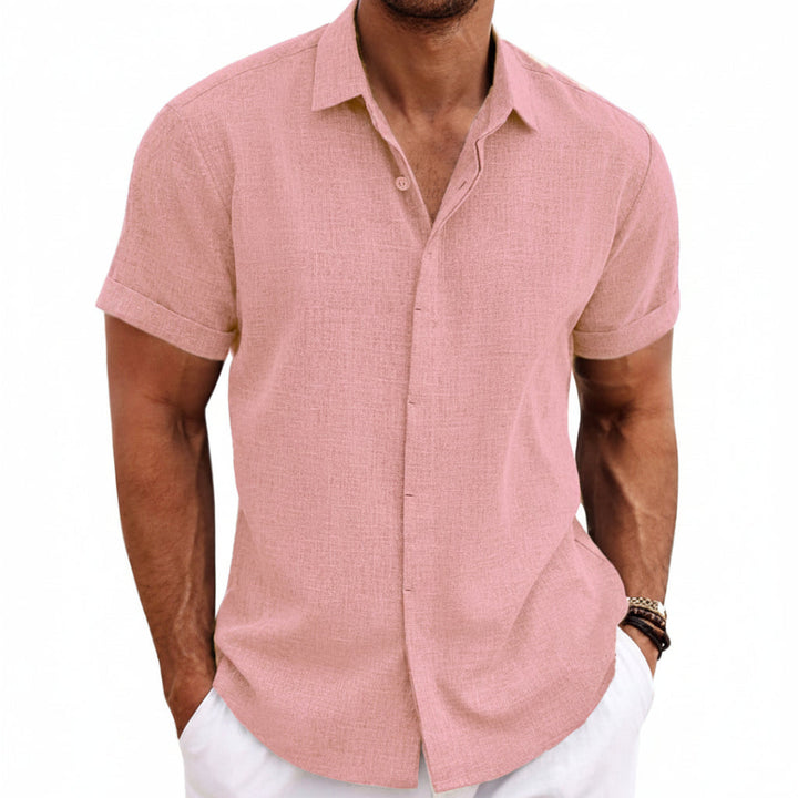Heren t-shirt CJ26 met comfortabele losse pasvorm, korte mouwen, ideaal als ademende zomerkleding.