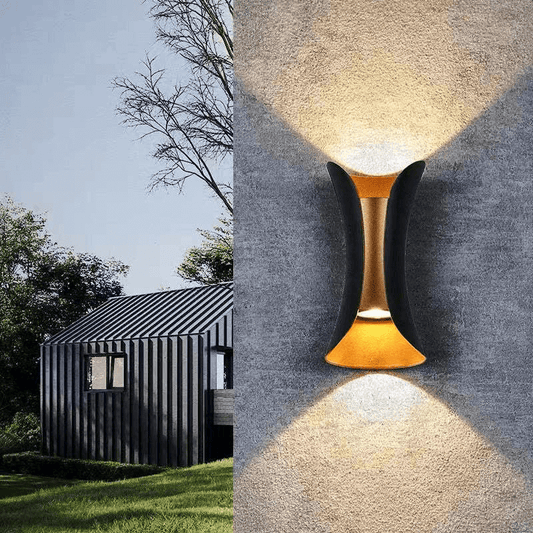 Buiten LED Aluminium Wandlamp - Waterdicht