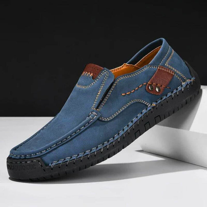 Casual heren instapschoenen met orthopedische ondersteuning, perfect voor dagelijks comfort en een stabiele pas.