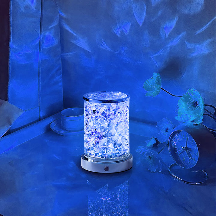 Sfeerlicht projectorlamp projecteert realistische oceaangolven, perfect als relaxlamp voor thuis. Meerkleurig.