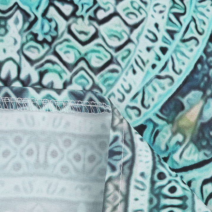 Comfortabele Eva™ dames zomerjurk met vrolijke, kleurrijke print en losse pasvorm; ideaal voor de zomer.