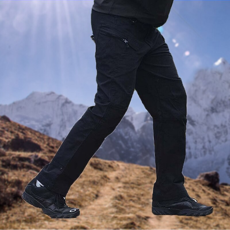 Multifunctionele herenbroek, comfortabele cargo werkbroek, perfect voor casual gebruik of zwaar werk. Duurzaam.