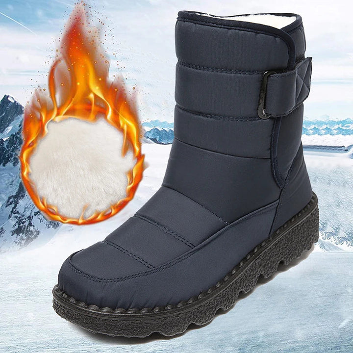 Unisex warme snowboots, waterdicht en antislip, voor comfortabele winterwandelingen.