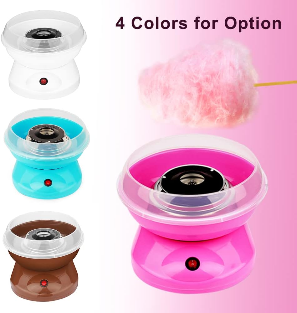 Eenvoudige suikerspinmachine, een perfect cadeau voor zoetekauwen; direct zoet plezier voor thuis en feestjes.