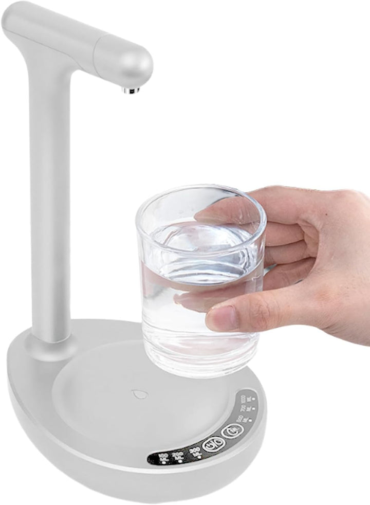 Aqualis elektrische waterdispenser voor bureau, ideaal voor 19 liter flessenwater thuis of op kantoor.