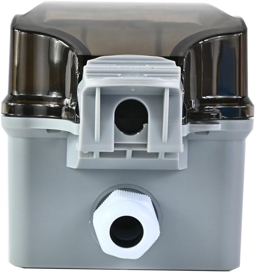 Duurzame IP66 stofdichte waterdichte buiten wandcontactdoos met vergrendeling voor alle weersomstandigheden.