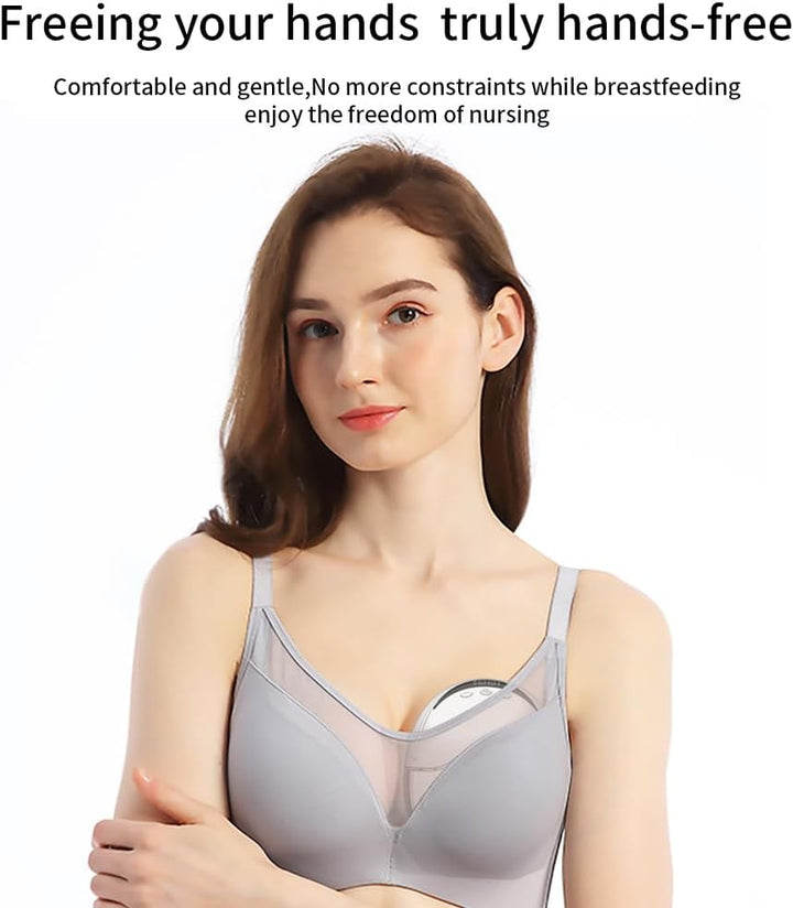 Draagbare borstkolf met LED, speciaal ontworpen voor comfort en efficiëntie.