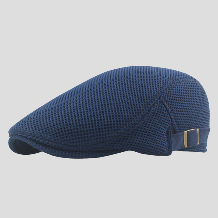 Veelzijdige heren mesh pet, zowel casual accessoire als sporthoofddeksel. Ademend en stijlvol.
