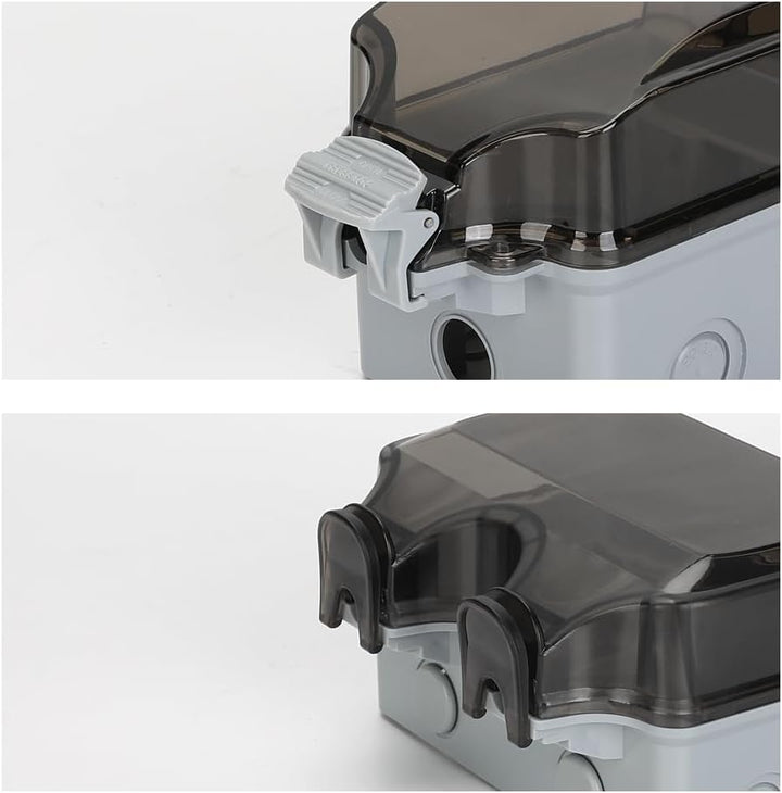 PowerGuard IP66 buiten stopcontact met vergrendelbaar deksel, waterdicht en veilig voor al uw buiten stroom.