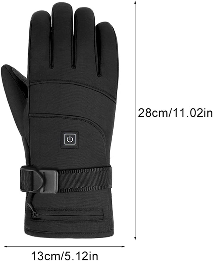 Elektrisch verwarmde winterhandschoenen met touchscreen-functie voor mannen & vrouwen. Houdt handen warm.