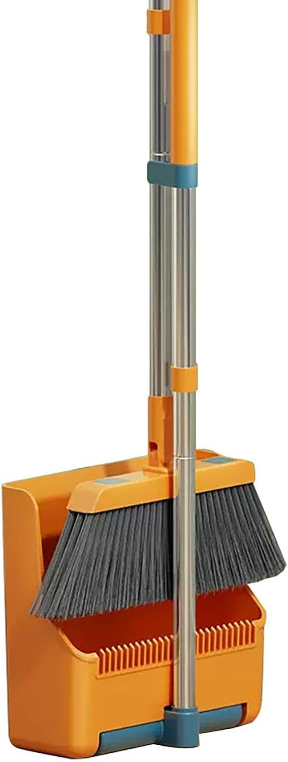 Praktische Clavira bezem en blik set, ideaal voor een snel en grondig schoon en opgeruimd huis.