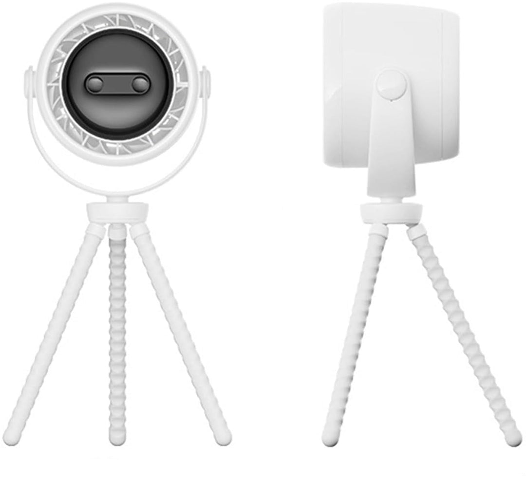 Praktische babygadget: oplaadbare ventilator met klem, nachtlampje en perfect voor op reis.