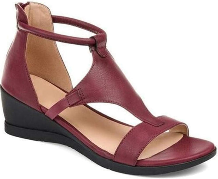 Casual dames sandalen met wig, anti-slip en comfortabel. Ideaal voor zomerse dagen.