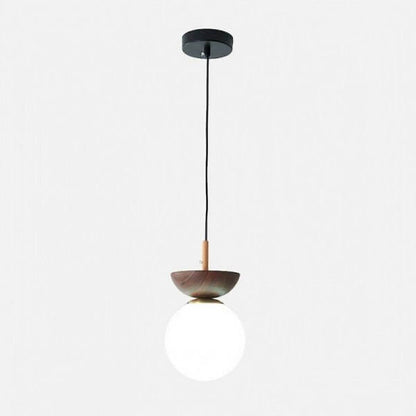Scandinavische Hanglamp - Houtdesign