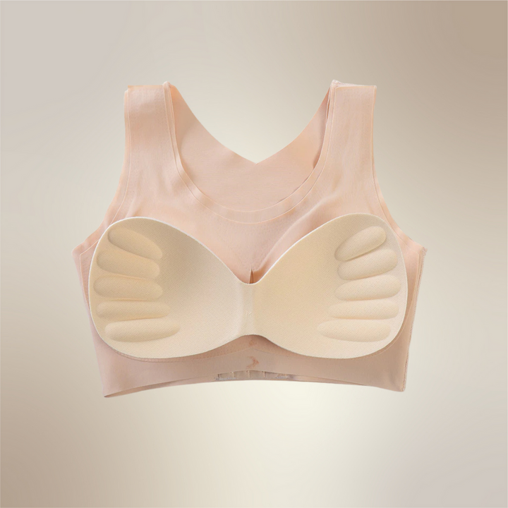 Comfortabele ademende corrigerende beha dames, maximale rugondersteuning, ook in plus size.