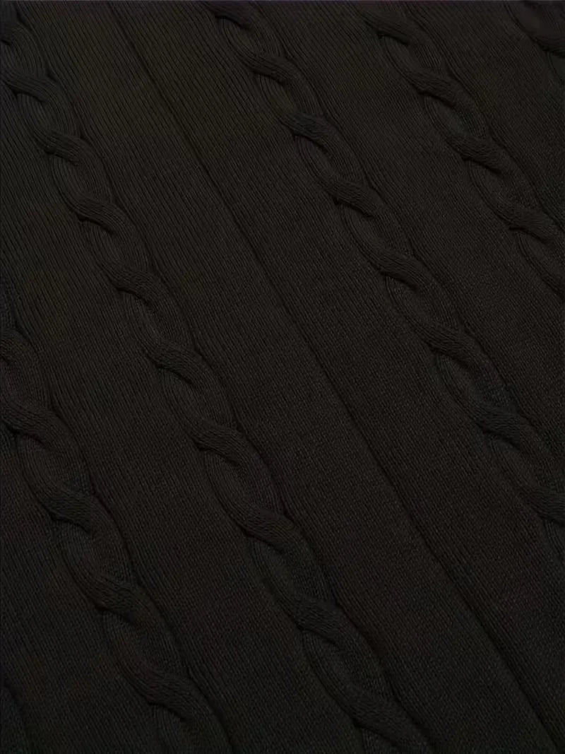 Essentieel heren pullover vest, mouwloos, V-hals en prachtig kabelpatroon, voor koelere dagen.
