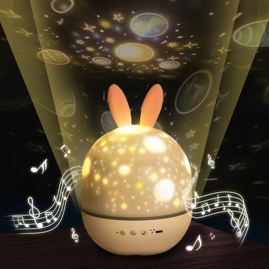 Perfect cadeau: sterrenprojector nachtlamp droomlicht. Zorgt voor ontspanning met projectie sterrenhemel.