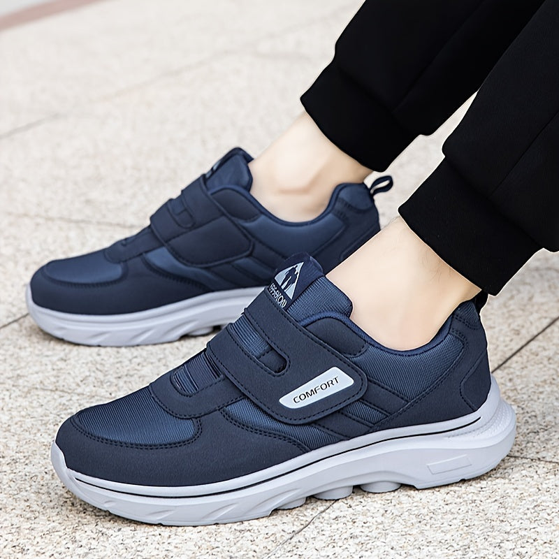 Uniseks comfortabele EasyStride loopschoenen met klittenband, ideaal als ademende sport- of wandelschoenen.