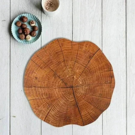 Praktische 4-delige hittebestendige placemats met antislip boomring design, een must-have voor elke eettafel.