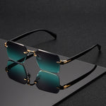 Gouden frame grijsgroen